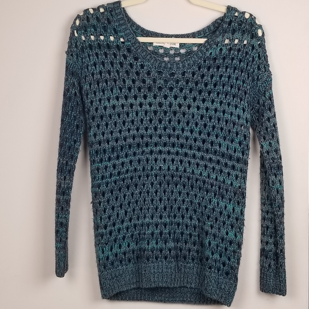 Olive + Oak | open stitch sweater